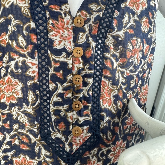 VERONICA BEARD
Leanna Sleeveless Ruffle Minidress In Moonlit Ocean Multi Small. - Picture 7 of 17